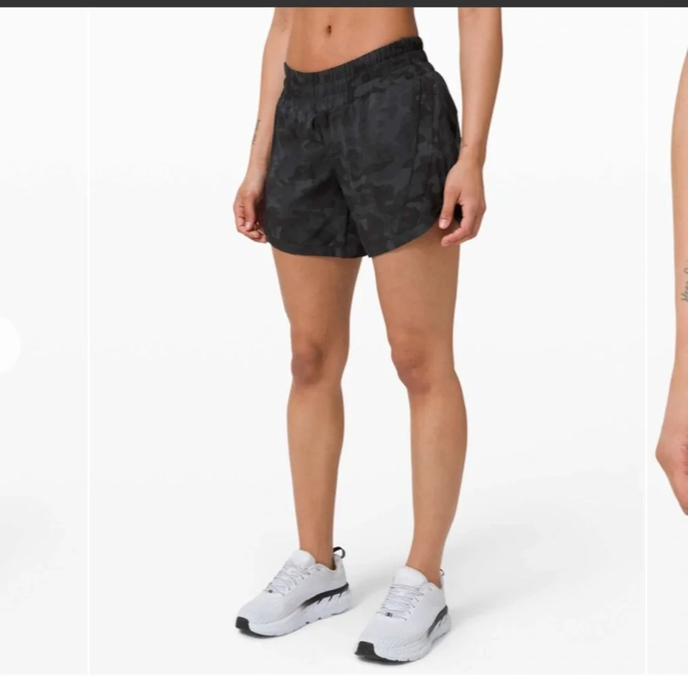 Lululemon Track That Shorts 5” Black Camo Size 2